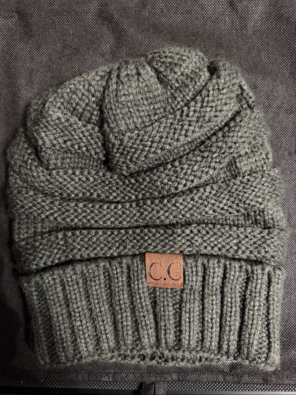 Crane Clothing Co. Classic CC Beanies One Size charcoal Grey